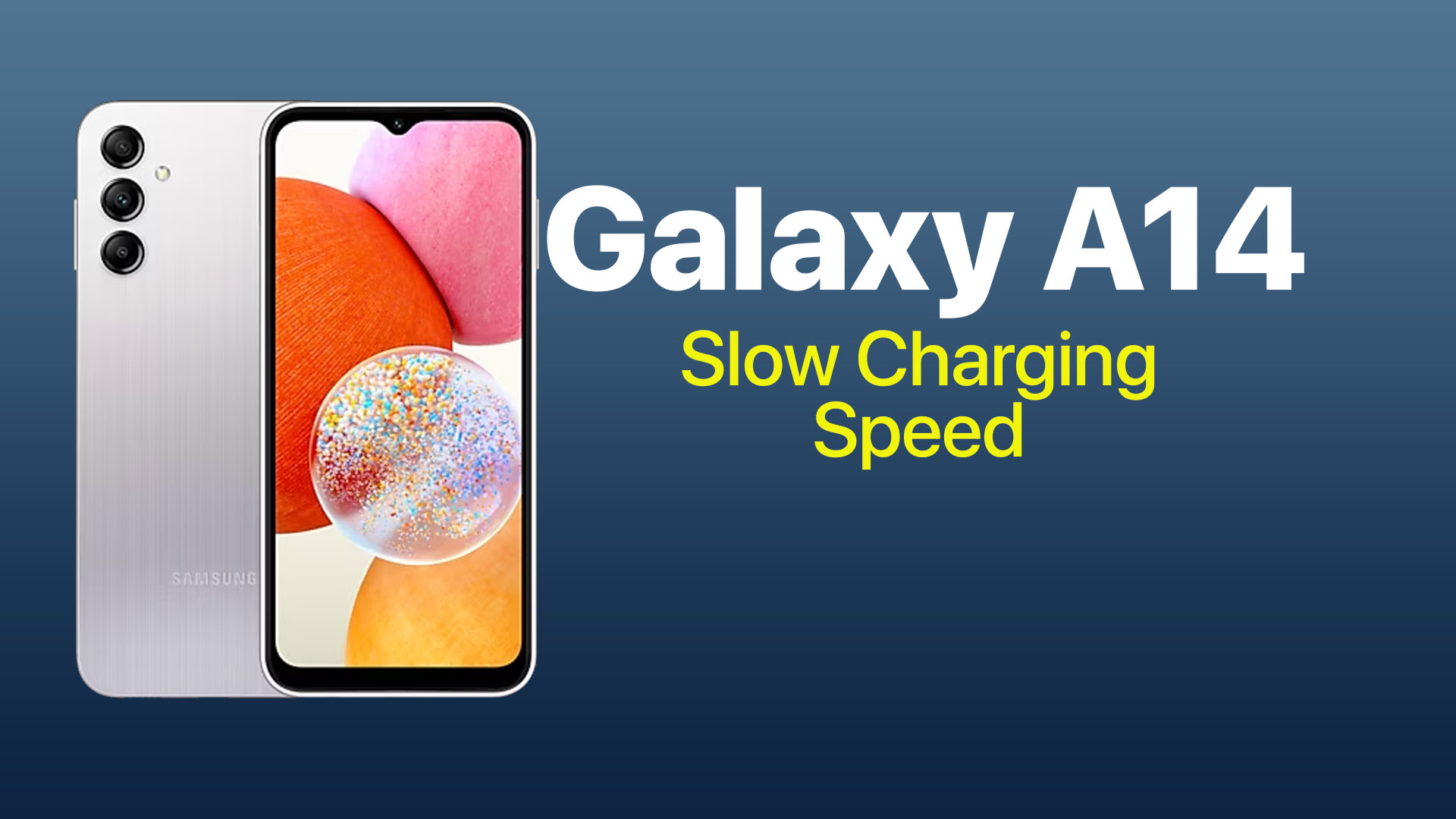 How to CHARGE Samsung Galaxy A14 - Don't Need to Enable Fast