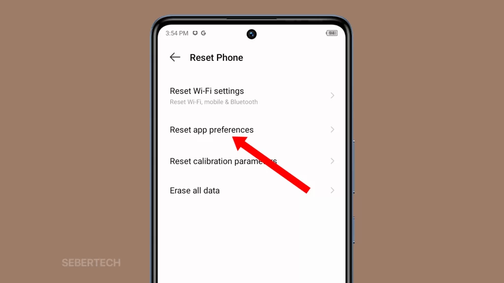 How to Reset App Preferences on Infinix GT 10 Pro
