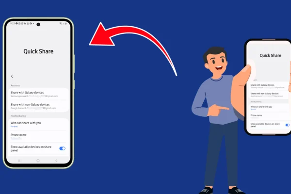 Samsung Galaxy A56 Quick Share Settings Explained