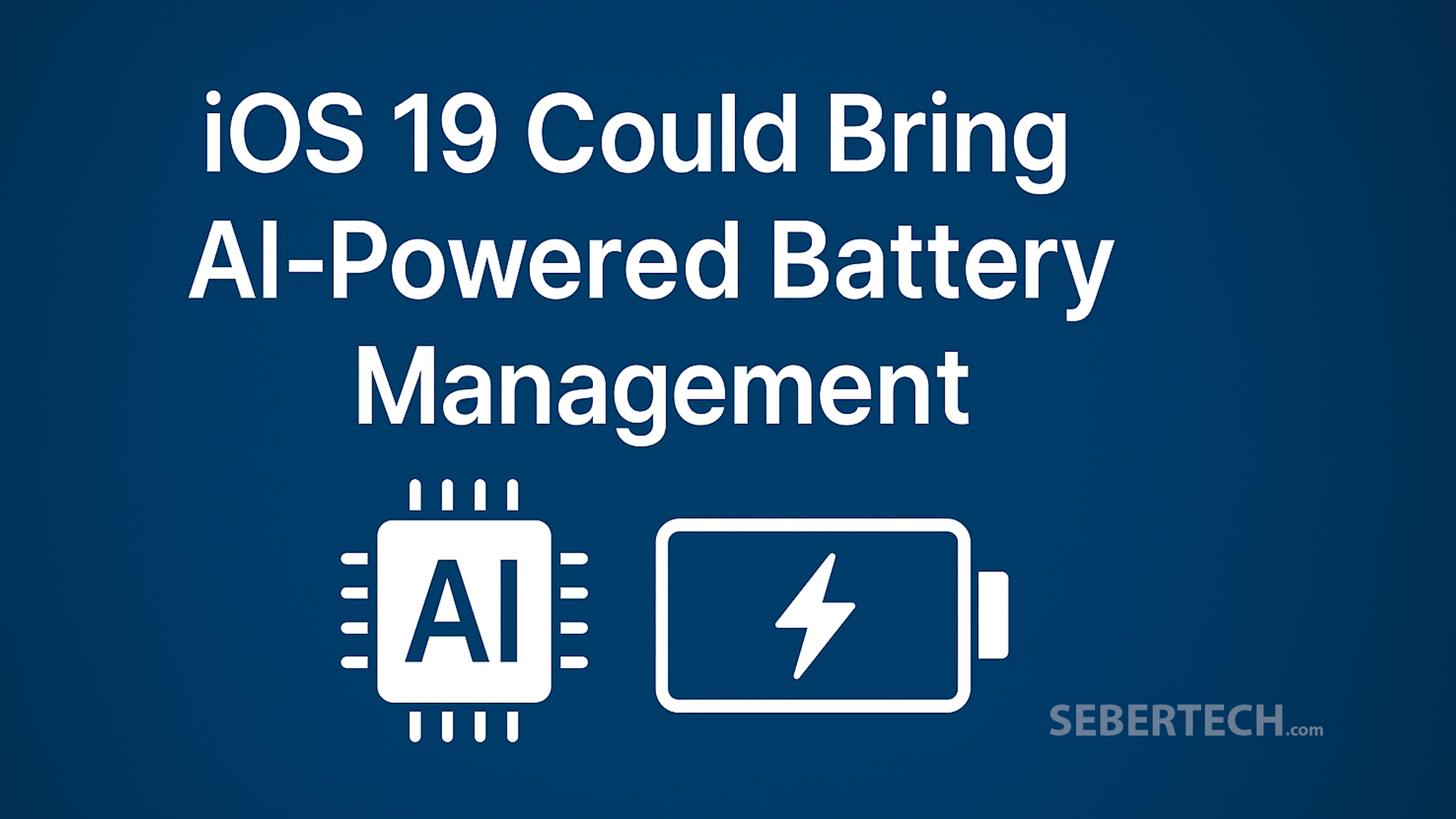 iOS 19 Could Bring AI Powered Battery Management