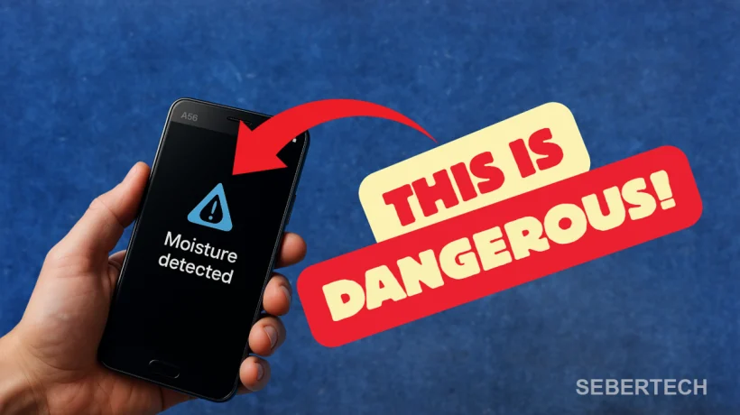 galaxy a56 moisture detected