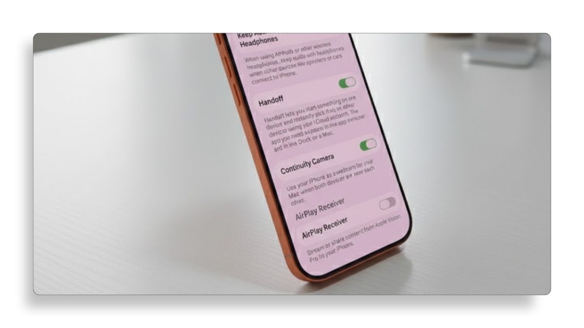 How to Turn Handoff On or Off on iPhone 17