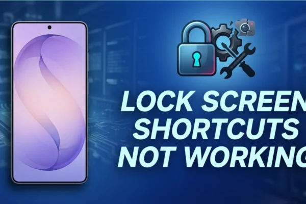 How to Fix Samsung Galaxy S26 Ultra Lock Screen Shortcuts Not Working 1